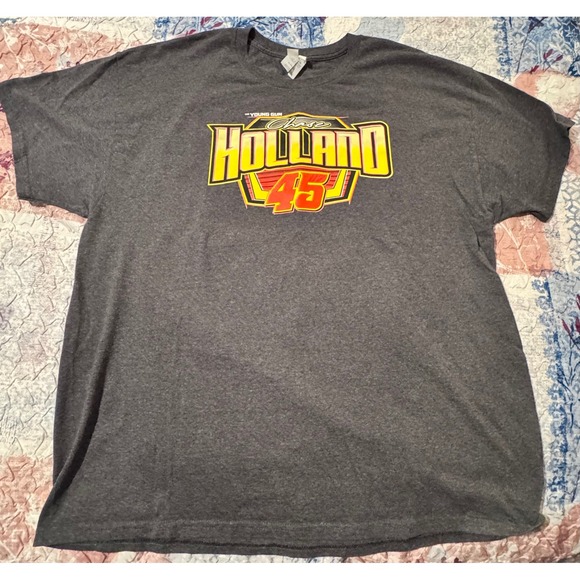 Other - Chase Holland 45 Racing T-Shirt Graphic Tee Charcoal  Men's XL
